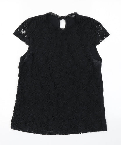 Dorothy Perkins Womens Black   Basic T-Shirt Size 12