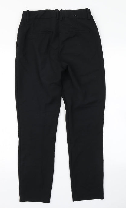Womens UK Size 8 H&M Regular Fit Dress Pants Black Trousers