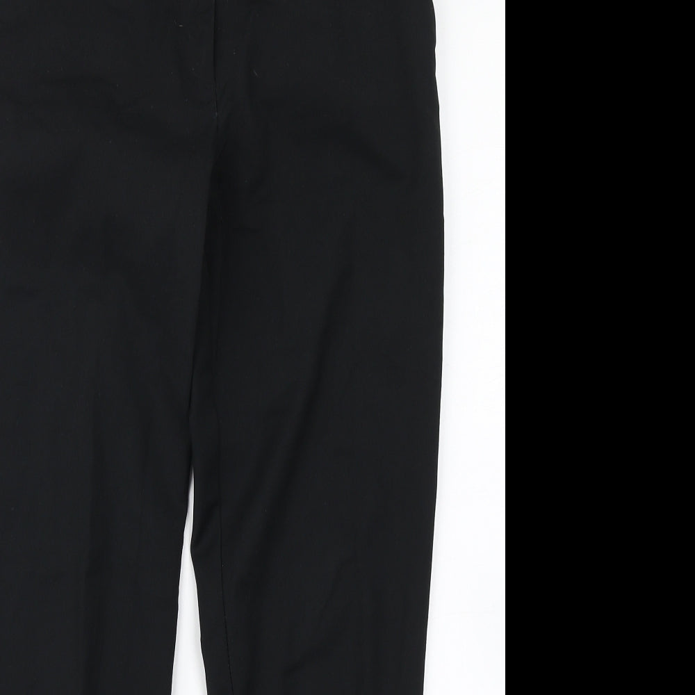 Womens UK Size 8 H&M Regular Fit Dress Pants Black Trousers