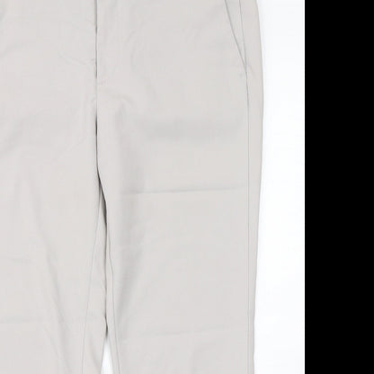 Mango Womens Grey   Pedal Pusher Trousers Size 12 L24 in