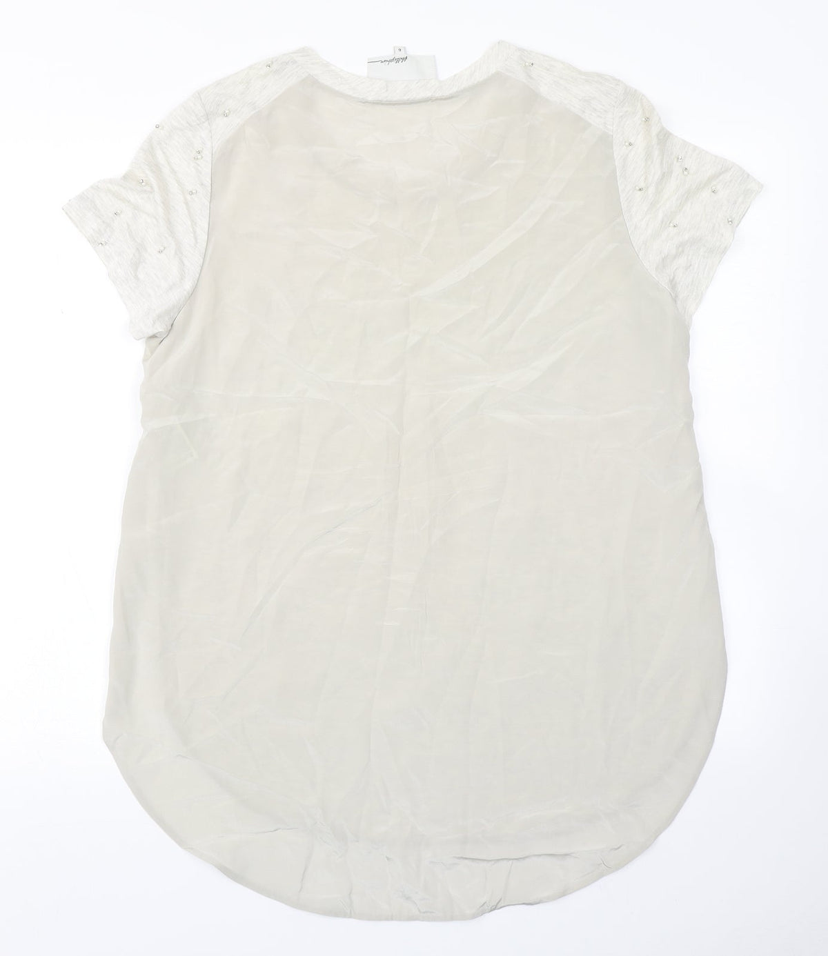 Phillipshire Womens Grey   Basic Blouse Size 6
