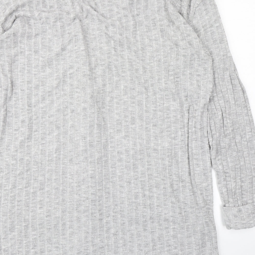 Womens UK Size M Dorothy Perkins Grey Cardigan Jumper