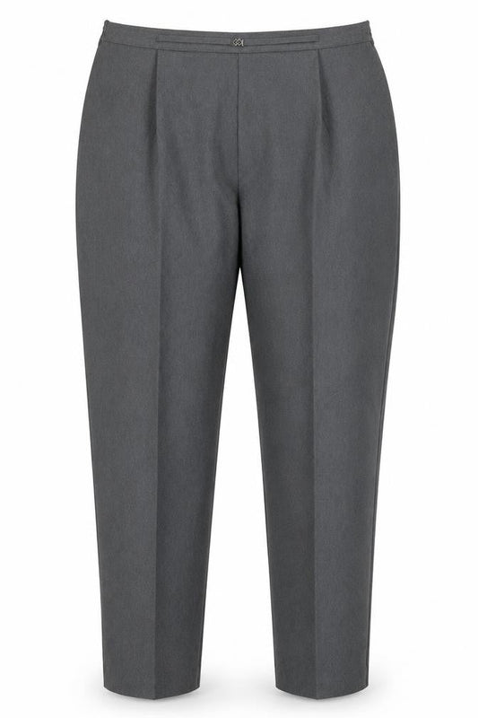 Womens UK Size 18 Berkertex Regular Fit Dress Pants Grey Trousers