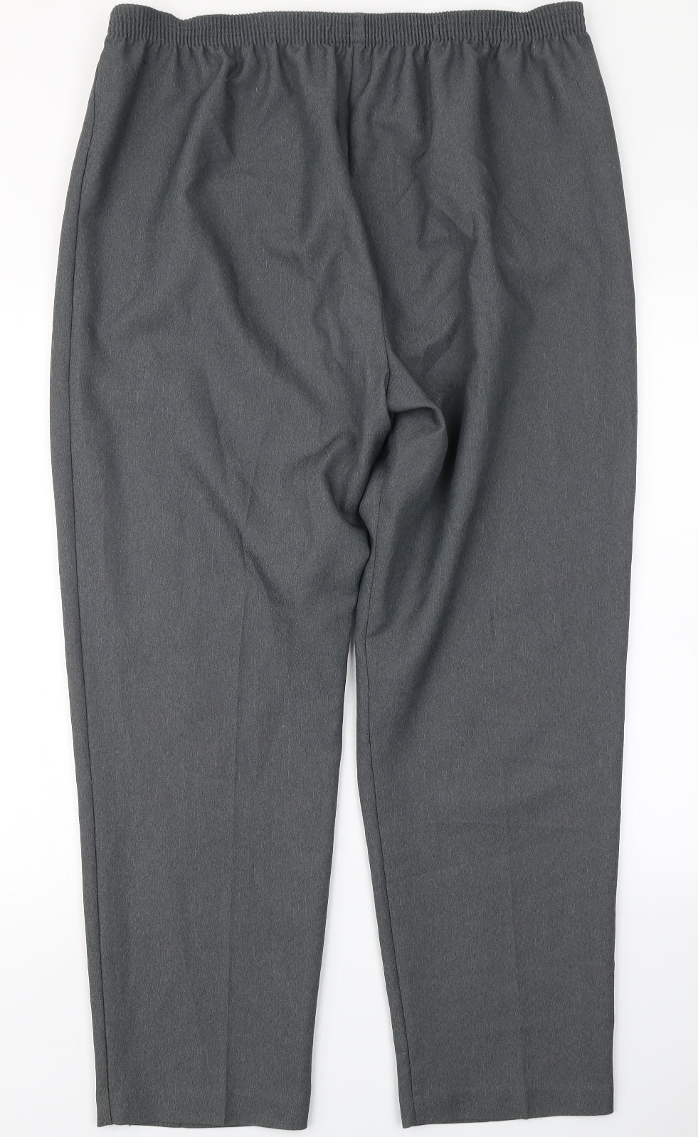 Womens UK Size 18 Berkertex Regular Fit Dress Pants Grey Trousers