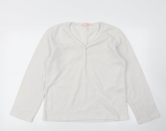 Womens UK Size M Forever Dreaming White Pullover Sweatshirt