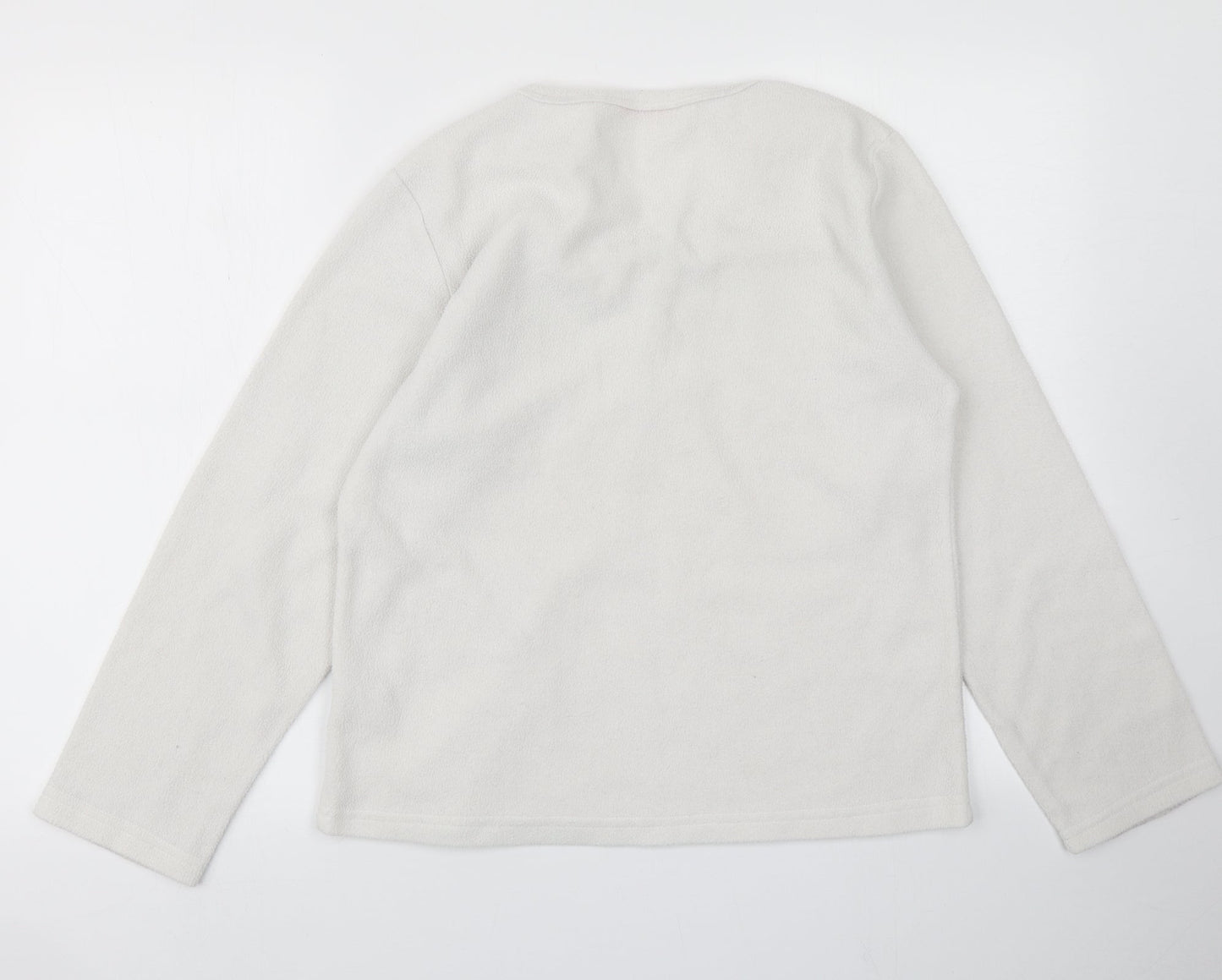 Womens UK Size M Forever Dreaming White Pullover Sweatshirt