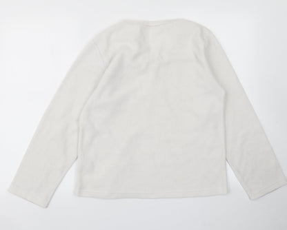 Womens UK Size M Forever Dreaming White Pullover Sweatshirt
