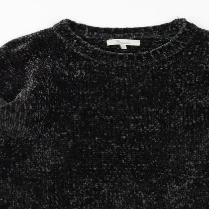 Peacocks Womens Grey  Knit Pullover Jumper Size S