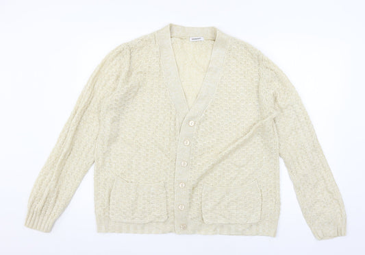 Damart Womens Ivory  Knit Cardigan Jumper Size 10