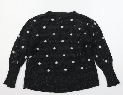 Womens UK Size M H&M Grey Pullover Jumper