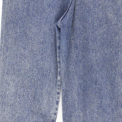 Britios Womens Blue  Denim Straight Jeans Size 36 in L29 in