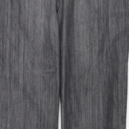 Hallhuber Womens Grey  Denim Straight Jeans Size 8 L28 in