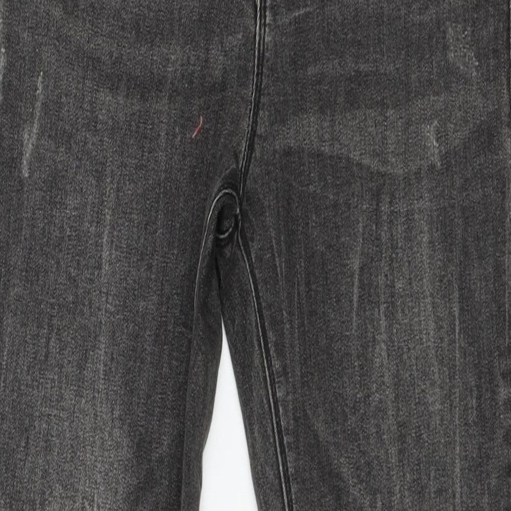 Denim & Co. Womens Grey  Denim Skinny Jeans Size 12 L27 in