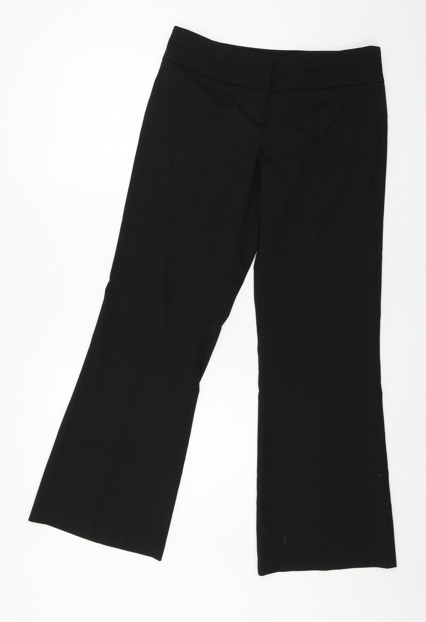Warehouse Womens Black   Trousers  Size 12 L30 in