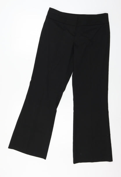 Warehouse Womens Black   Trousers  Size 12 L30 in