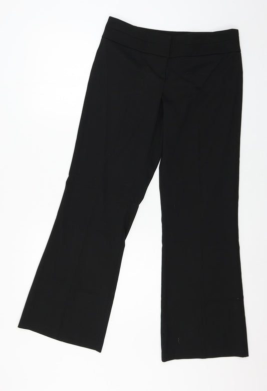 Warehouse Womens Black   Trousers  Size 12 L30 in