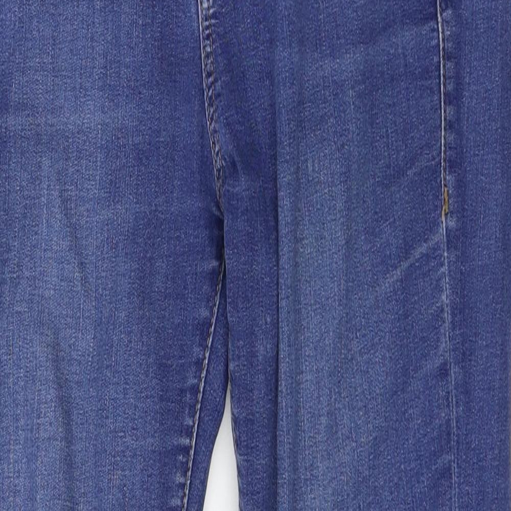 Topshop Womens Blue  Denim Skinny Jeans Size 28 in L25 in
