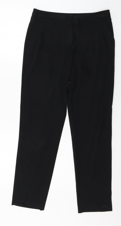 Womens UK Size 6 NEXT Regular Fit  Black Trousers