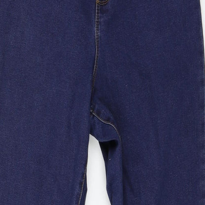 Denim & Co. Womens Blue  Denim Skinny Jeans Size 14 L27 in