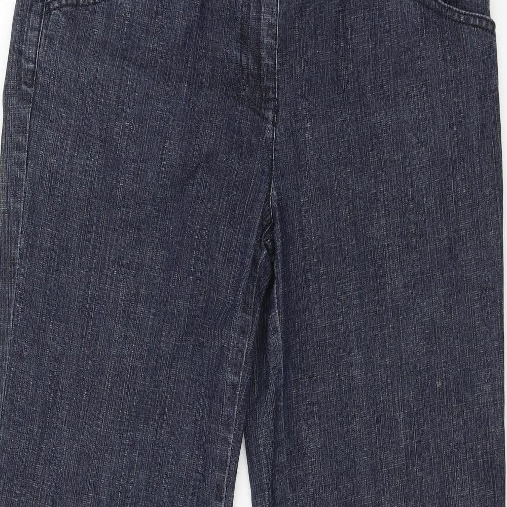 Monsoon Womens Blue  Denim Straight Jeans Size 10 L27 in