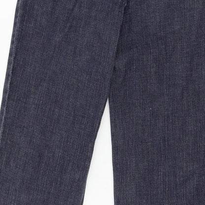Monsoon Womens Blue  Denim Straight Jeans Size 10 L27 in