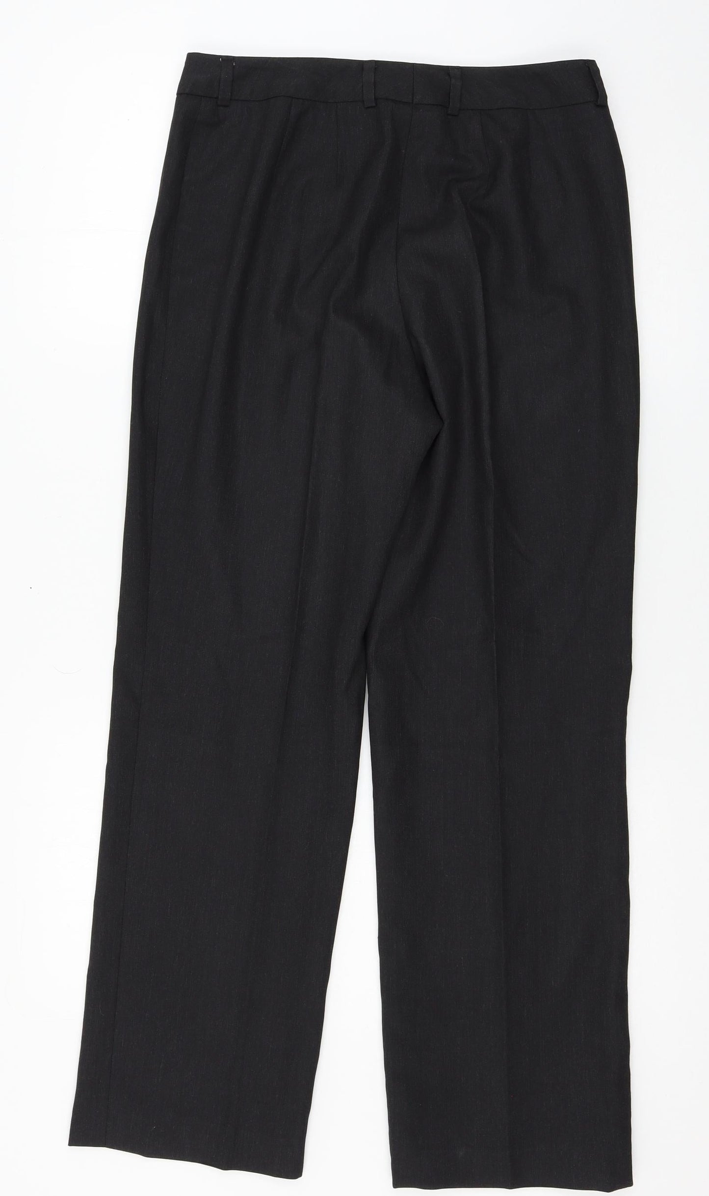 Womens UK Size 12 Preworn Regular Fit  Grey Trousers