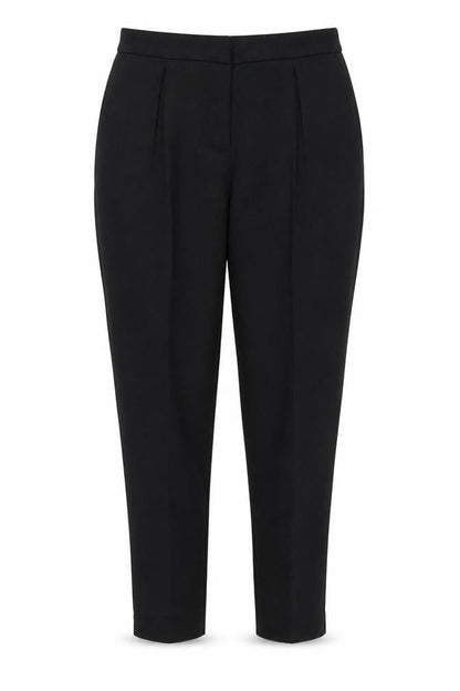 Womens UK Size 12 Preworn Regular Fit  Black Trousers