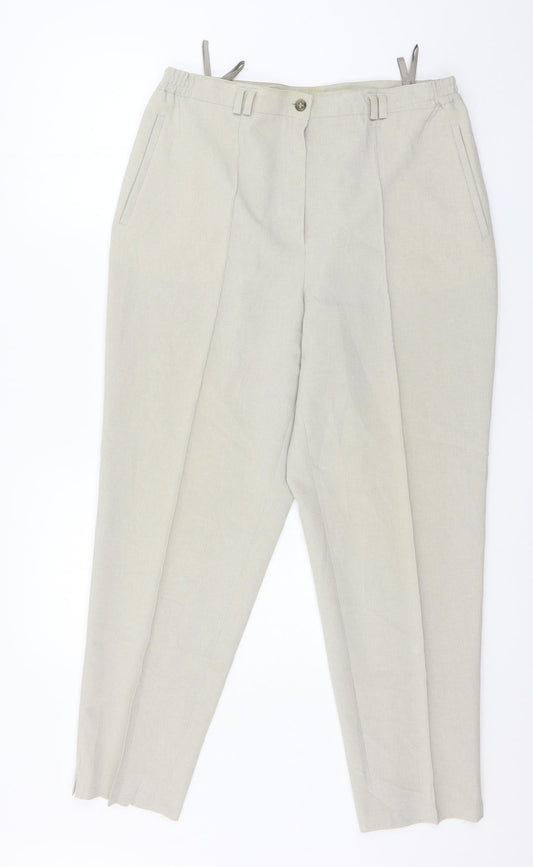 C&A Womens Beige   Trousers  Size 18 L28 in