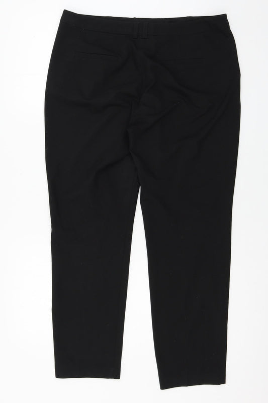 George Womens Black   Trousers  Size 12 L27 in