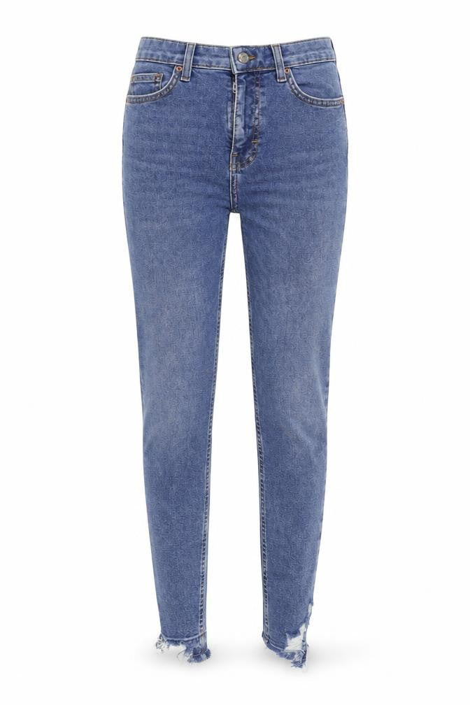 Womens UK Size 26 in Topshop Regular Fit Skinny Blue Jeans