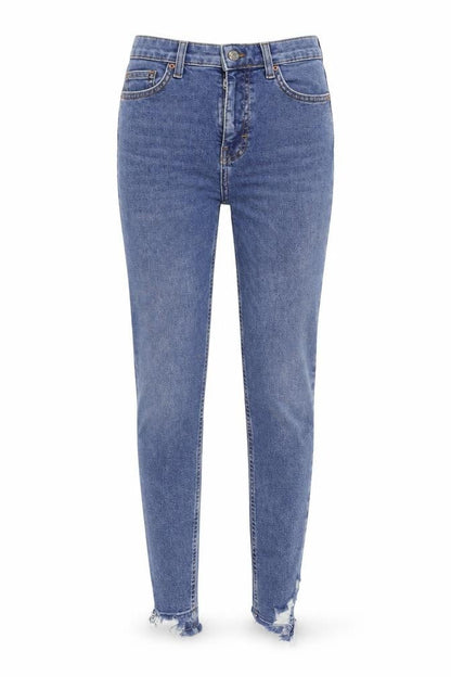 Womens UK Size 26 in Topshop Regular Fit Skinny Blue Jeans