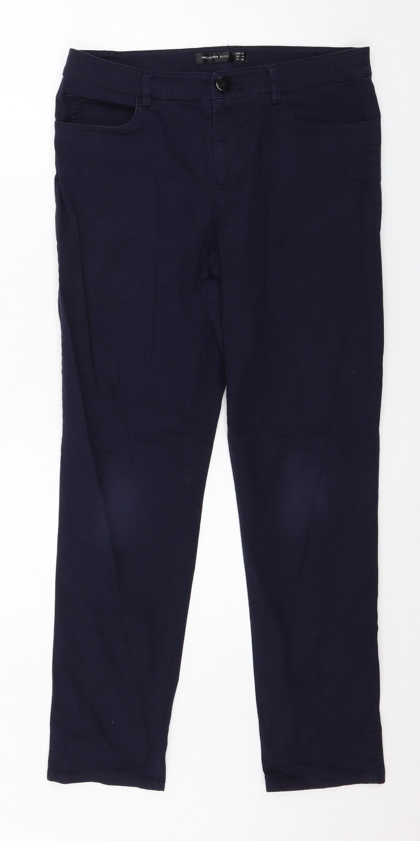 Hallhuber Womens Blue  Denim Straight Jeans Size 10 L27 in