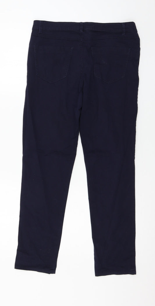 Hallhuber Womens Blue  Denim Straight Jeans Size 10 L27 in