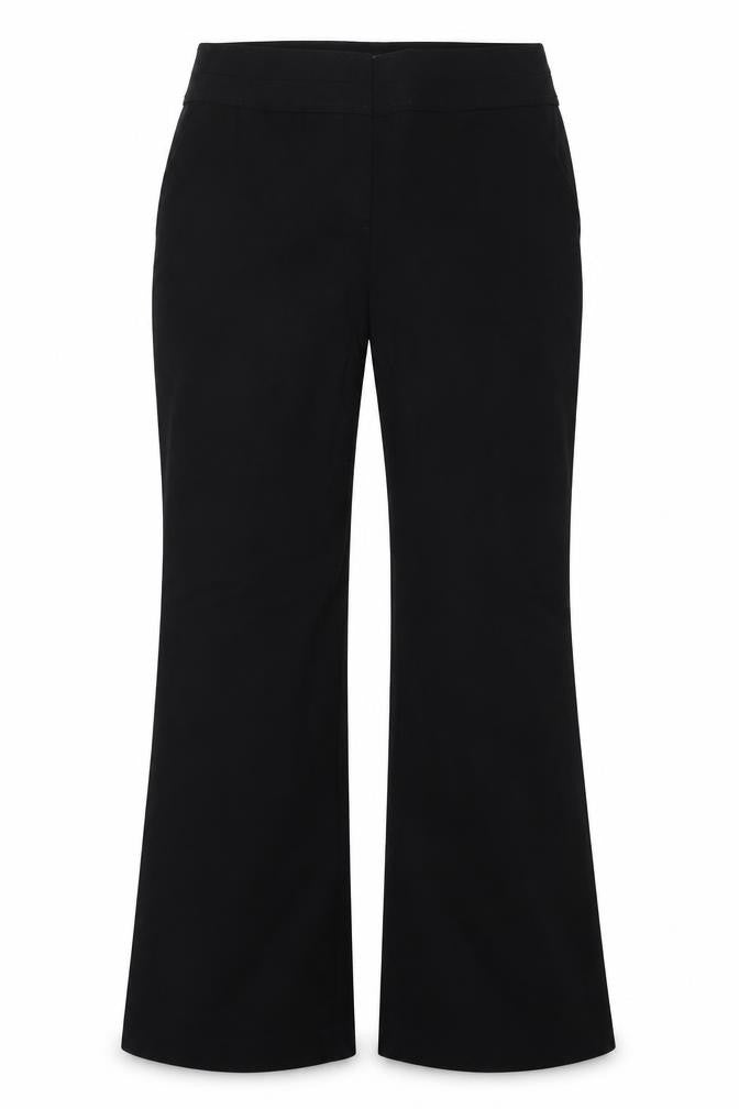 Womens UK Size 10 Papaya Regular Fit  Black Trousers