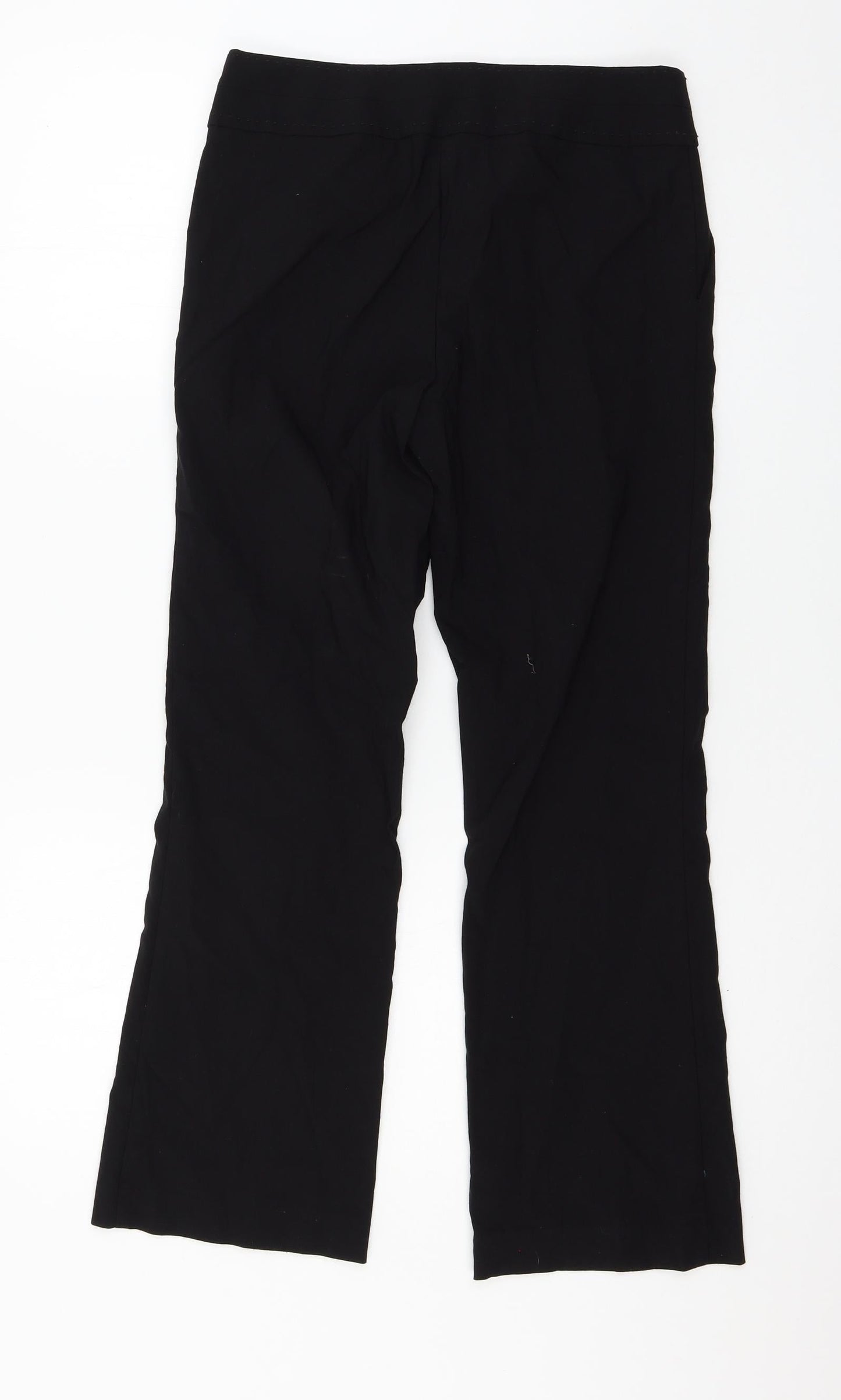 Womens UK Size 10 Papaya Regular Fit  Black Trousers