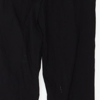 Womens UK Size 10 Papaya Regular Fit  Black Trousers