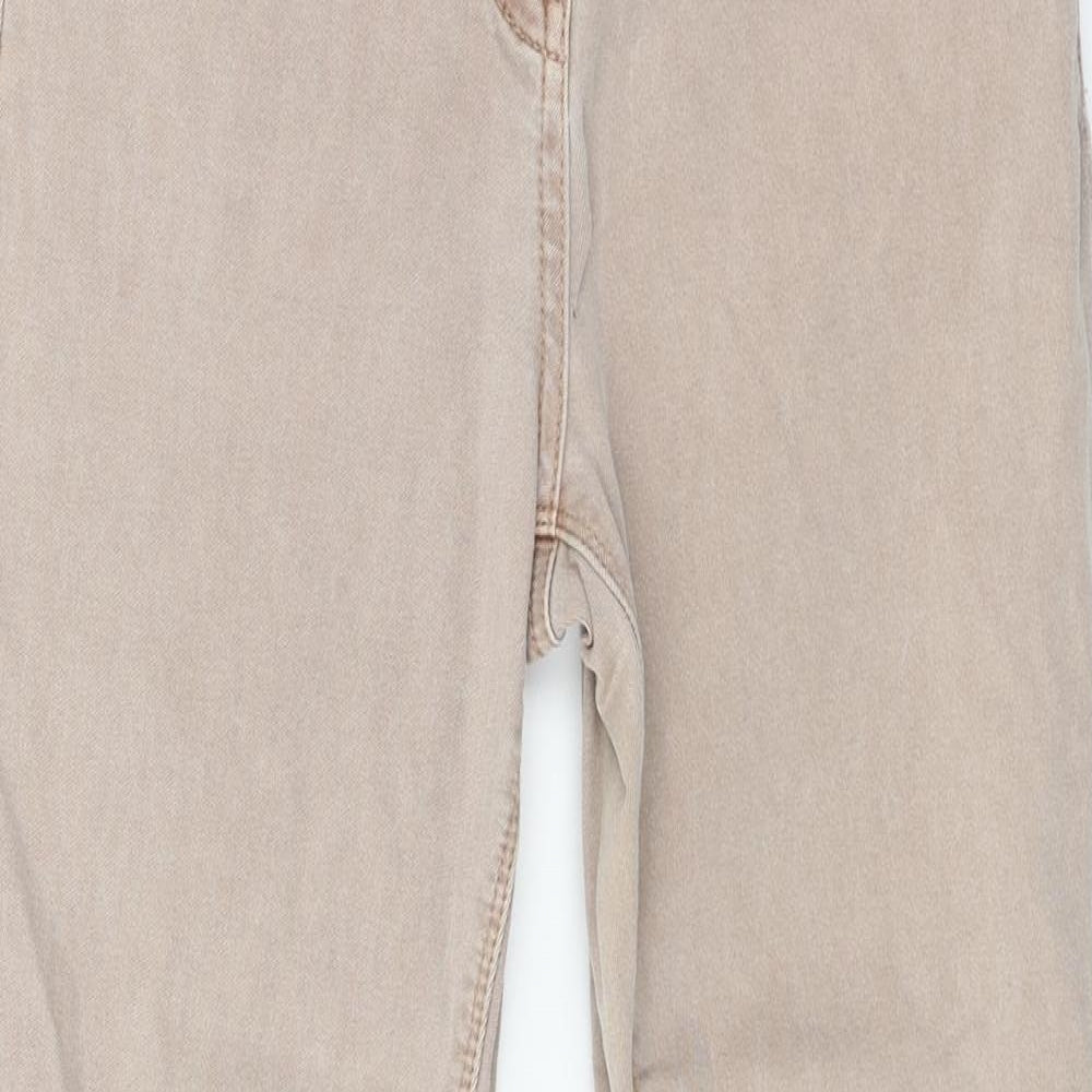 Matalan Womens Pink  Denim Skinny Jeans Size 8 L25 in - Distressed