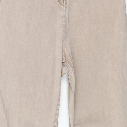 Matalan Womens Pink  Denim Skinny Jeans Size 8 L25 in - Distressed