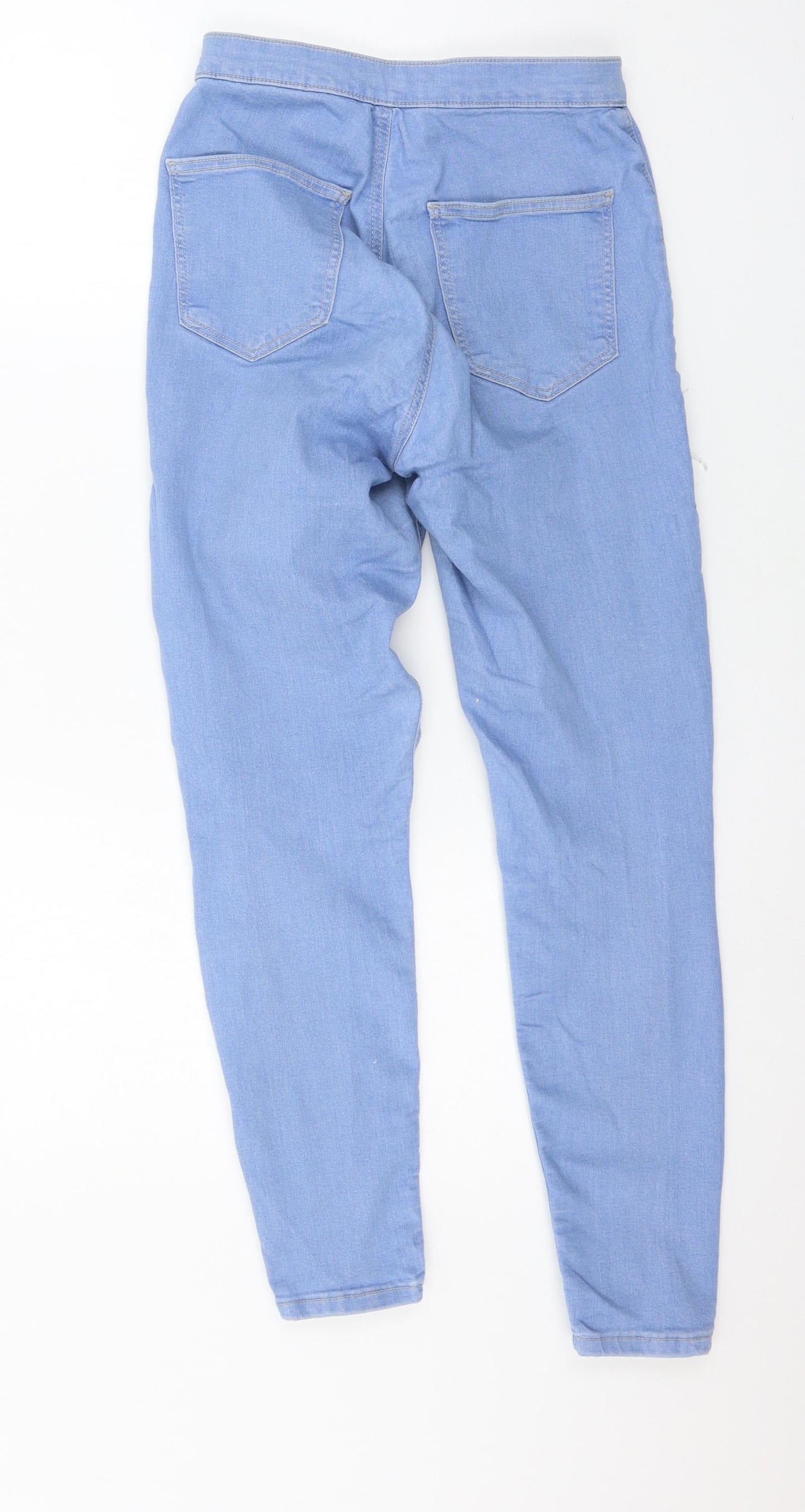 Topshop Womens Blue  Denim Skinny Jeans Size 28 in L30 in
