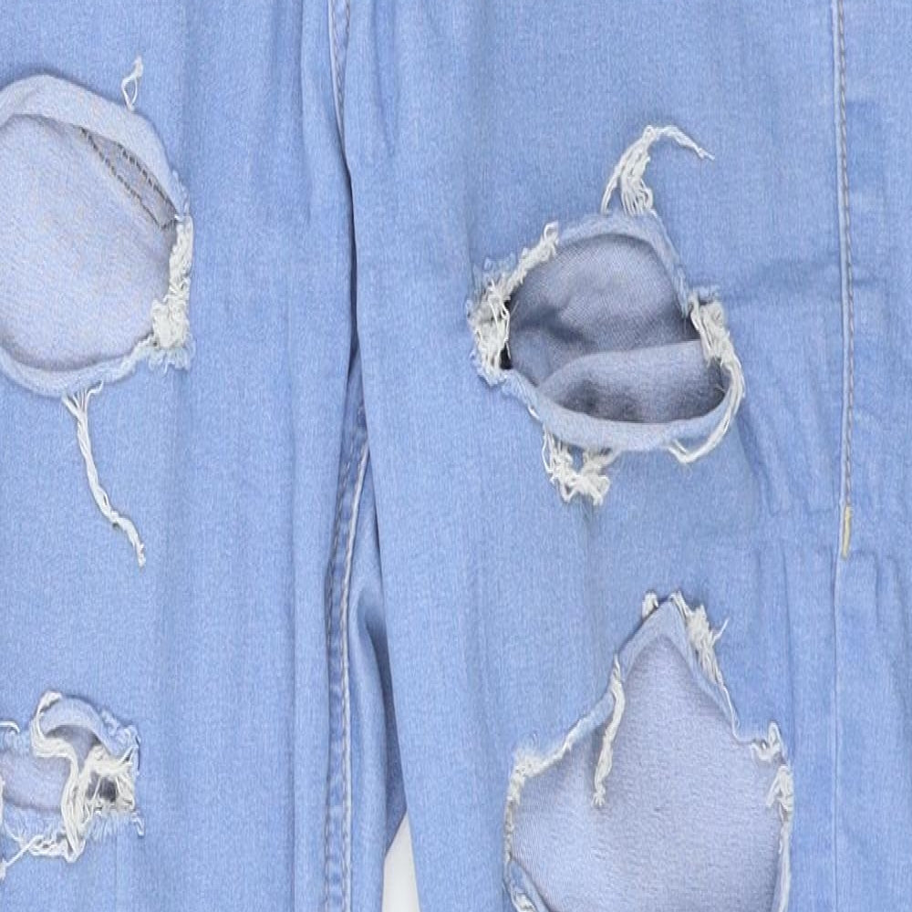 Topshop Womens Blue  Denim Skinny Jeans Size 28 in L30 in