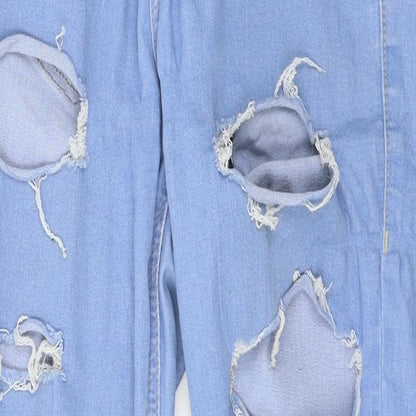 Topshop Womens Blue  Denim Skinny Jeans Size 28 in L30 in