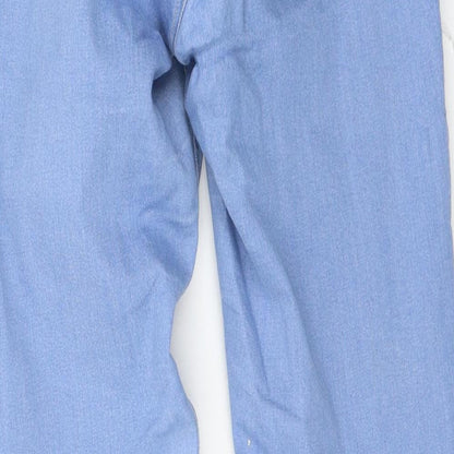 Topshop Womens Blue  Denim Skinny Jeans Size 28 in L30 in