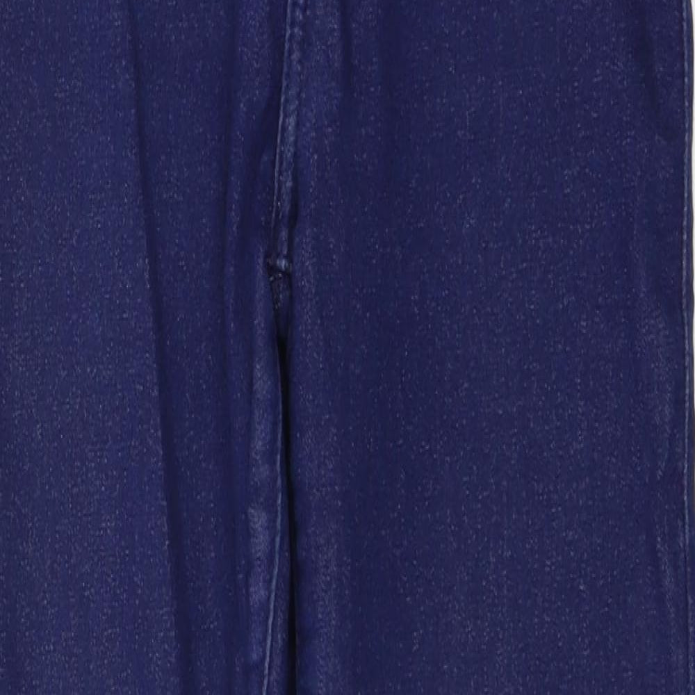 Topshop Womens Blue  Denim Skinny Jeans Size 28 in L26 in