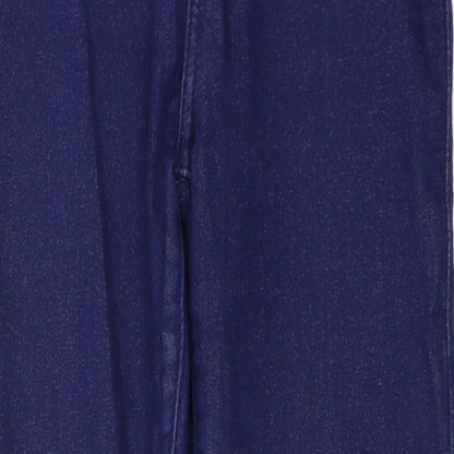 Topshop Womens Blue  Denim Skinny Jeans Size 28 in L26 in