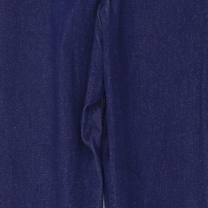 Topshop Womens Blue  Denim Skinny Jeans Size 28 in L26 in