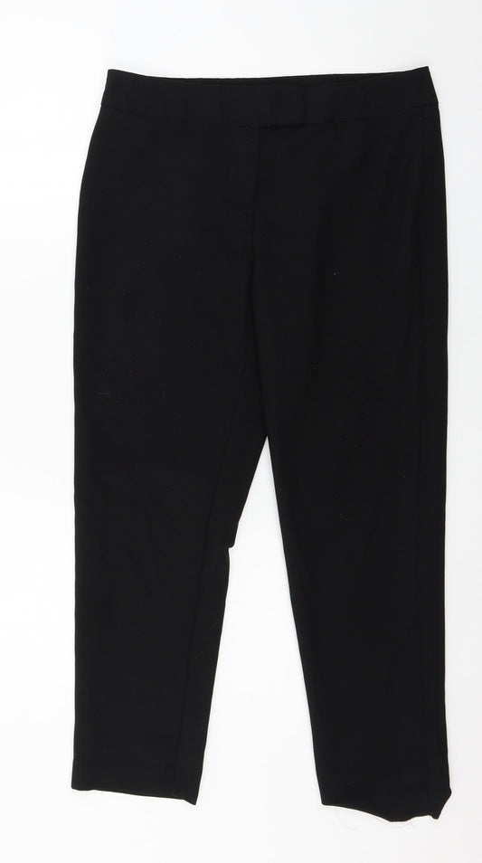 George Womens Black   Trousers  Size 12 L26 in