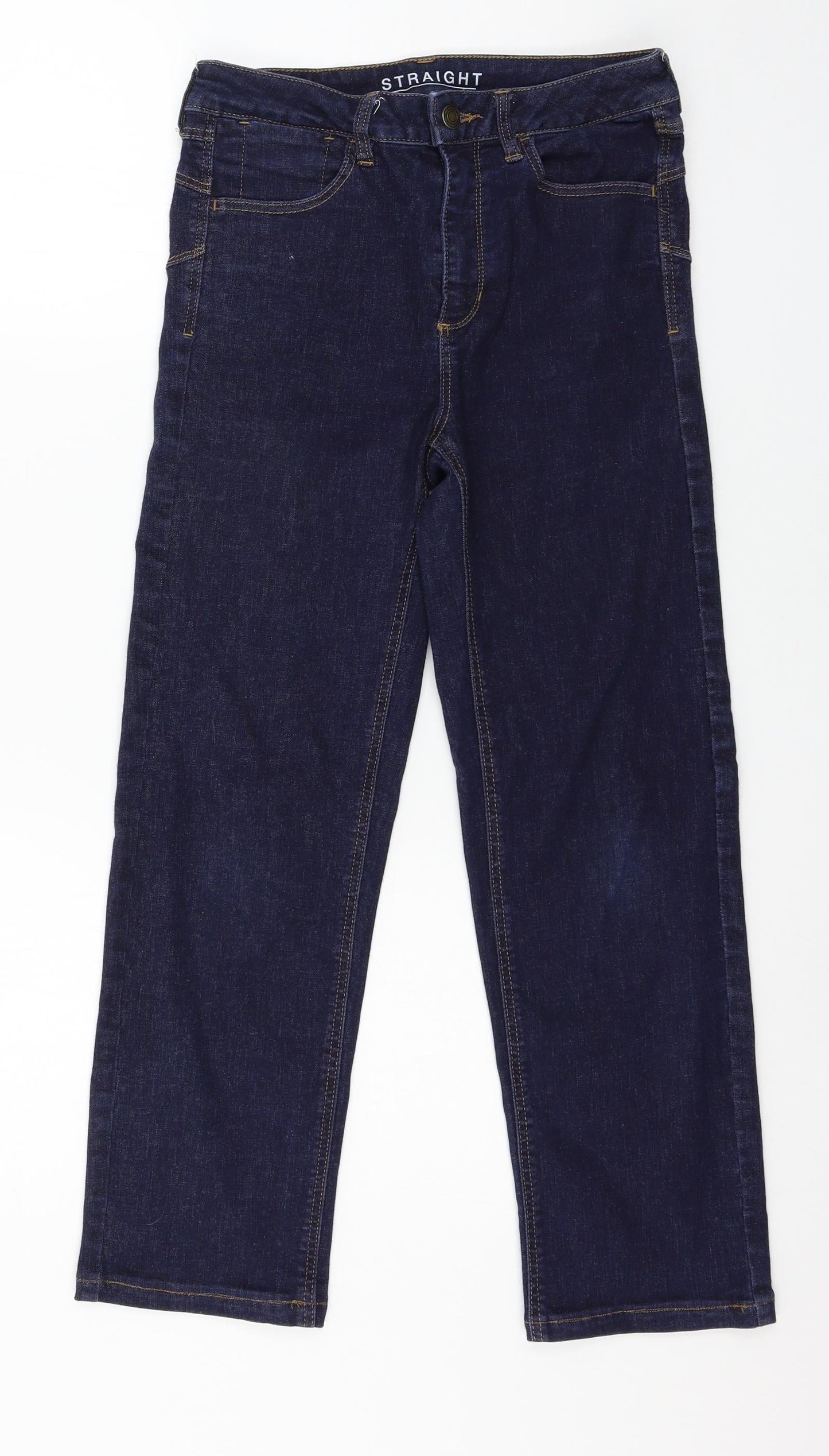Womens UK Size 28 in Preworn Regular Fit Straight Blue Jeans