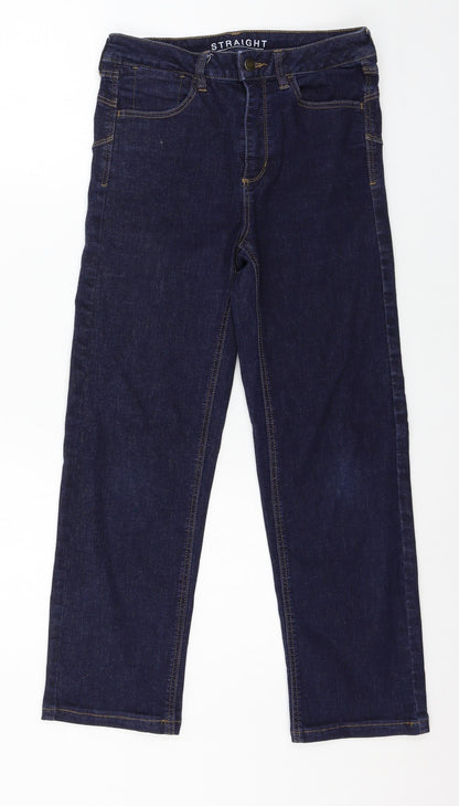 Womens UK Size 28 in Preworn Regular Fit Straight Blue Jeans