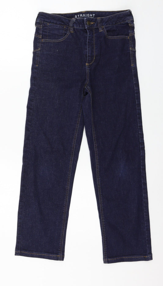 Womens UK Size 28 in Preworn Regular Fit Straight Blue Jeans