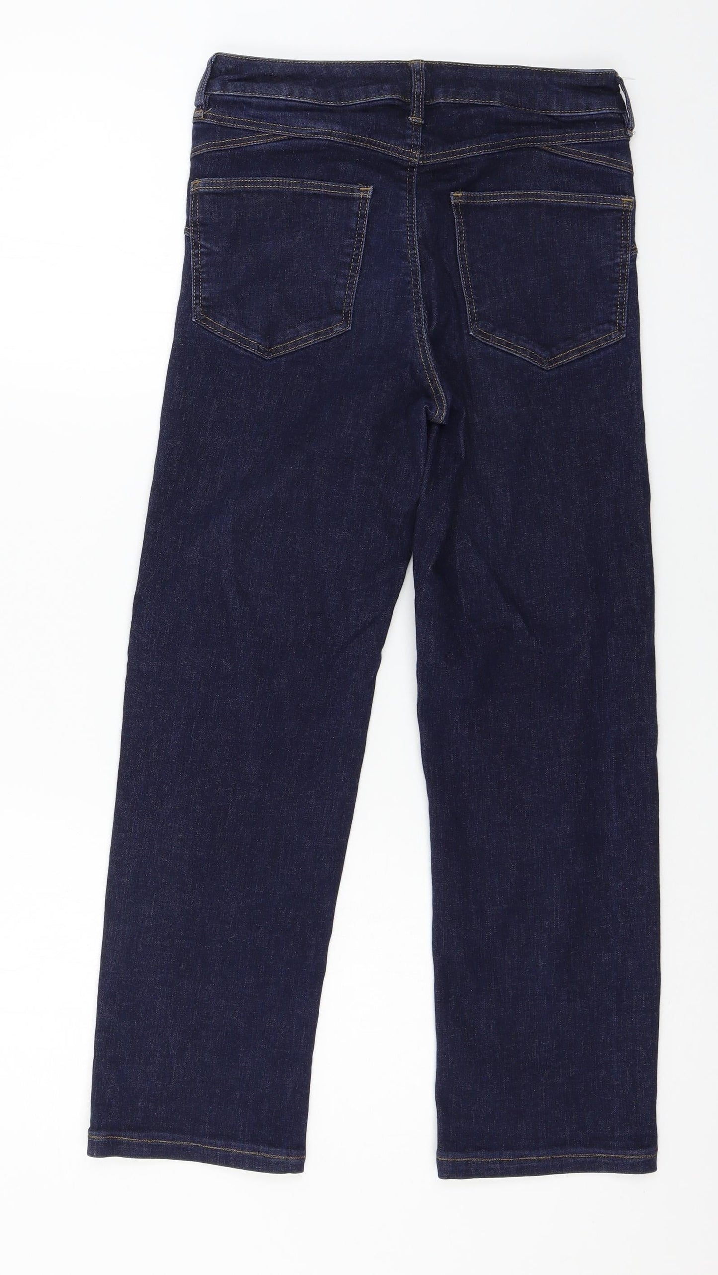 Womens UK Size 28 in Preworn Regular Fit Straight Blue Jeans
